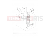 Triumph 2000 TT600 Rear Suspension Unit