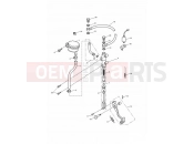 Triumph 2000 TT600 Rear Brake Master Cylinder