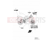 Triumph 2001 TT600 Decals 111990 » » 115673