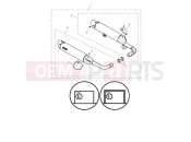 Triumph 2020 BONNEVILLE BOBBER Silencer Pair, Homol, Brushed