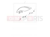TRIUMPH BONNEVILLE BOBBER BLACK Short, Front Mudguard Kit, Black