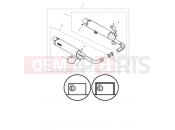 TRIUMPH BONNEVILLE BOBBER BLACK Silencer Pair, Homol, Chrome