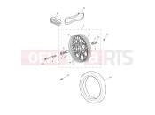 Triumph 2019 BONNEVILLE BOBBER BLACK Front Wheel