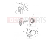 Triumph 2014 DAYTONA 675 from VIN 564948 Starter & Alternator