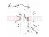 Triumph 2014 DAYTONA 675 from VIN 564948 Rear Brake Master Cylinder...