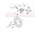 Triumph 2014 DAYTONA 675 from VIN 564948 Rear Brake & Disc