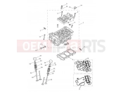 Triumph 2014 DAYTONA 675 from VIN 564948 Cylinder Head & Valves