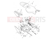 Triumph 2013 DAYTONA 675 from VIN 564948 Rear Bodywork & Seat