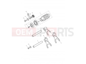 Triumph 2008 STREET TRIPLE > 560476 Gear Selector Drum