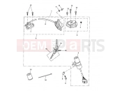 Triumph 2008 STREET TRIPLE > 560476 Ignition Switch, Lock Set 356390