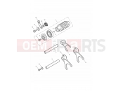 Triumph 2009 STREET TRIPLE R > 560476 Gear Selector Drum