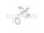Triumph 2009 STREET TRIPLE R > 560476 Rear Brake & Disc