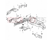 Triumph 2011 STREET TRIPLE R > 560476 Rear Mudguard & Battery Box