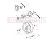 Triumph 2011 STREET TRIPLE R > 560476 Rear Wheel & Final Drive