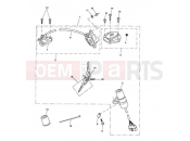 Triumph 2011 STREET TRIPLE R > 560476 Ignition Switch, Lock Set 356390