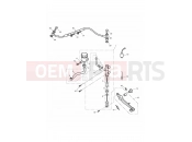 Triumph 2011 STREET TRIPLE R > 560476 Rear Brake Master Cylinder...