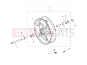 TRIUMPH STREET TRIPLE R 560477 > 806645 Front Wheel