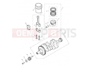 TRIUMPH STREET TRIPLE R 560477 > 806645 Crankshaft, Connecting Rods...
