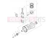 Triumph 2017 STREET TRIPLE S 803572 > Crankshaft, Connecting Rods...