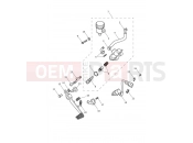 Triumph 2017 STREET TRIPLE RS 800262 > Rear Brake Master Cylinder...