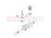 Triumph 2020 Street Triple RS > 966534 Crankshaft, Connecting Rods...