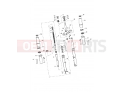 Triumph 2007 AMERICA EFI Front Forks & Lower Yoke 468391