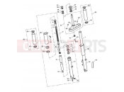 Triumph 2012 AMERICA EFI Front Forks & Lower Yoke 468390