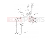 Triumph 2012 AMERICA EFI Handlebars, Top Yoke, Cables & Mirrors 468391