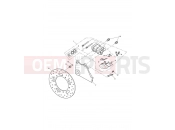 Triumph 2012 AMERICA EFI Rear Brake Caliper & Disc