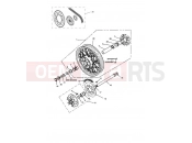 TRIUMPH TIGER 885 CARBS > 71698 Rear Wheel