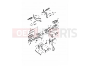 TRIUMPH TIGER 885 CARBS > 71698 Front Footrests & Mountings