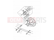 TRIUMPH TIGER 885 CARBS > 71698 Rear Brake Caliper & Disc
