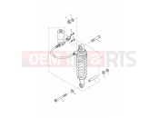 Triumph 1999 TIGER 885i 71699 > 124105 Rear Suspension Unit