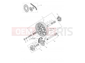 Triumph 1999 TIGER 885i 71699 > 124105 Rear Wheel