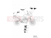 Triumph 2002 TIGER 955i 124106 > 198874 Decals