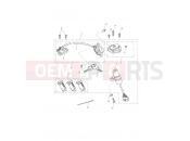 Triumph 2012 Tiger 1050 Ignition Switch & Lock Set
