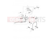 Triumph 2016 TIGER SPORT > 750469 Front Brake Master Cylinder & Ho