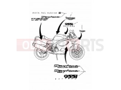 Triumph 1998 DAYTONA 595 / 955i Decals