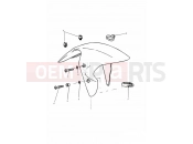 Triumph 1998 DAYTONA 595 / 955i Front Mudguard All Markets Except US,CA,SG