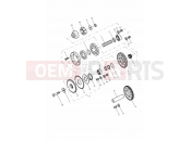 Triumph 1999 DAYTONA 595 / 955i Alternator & Starter Gears