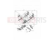 Triumph 1992 DAYTONA 750/1000 Rear Footrests & Mountings