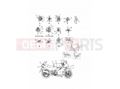 Triumph 1995 DAYTONA1200, 900 & SUPER III Bodywork Fixings