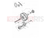 Triumph 1995 DAYTONA1200, 900 & SUPER III Rear Wheel/Final Drive » 9082