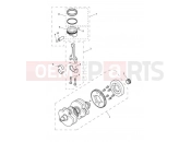 Triumph 2019 STREET CUP Crankshaft, Connecting Rods...