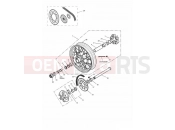 Triumph 2001 LEGEND TT Rear Wheel/Final Drive