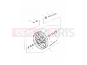 Triumph 2001 LEGEND TT Front Wheel