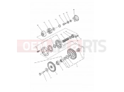 Triumph 2001 LEGEND TT Alternator/Starter Drive Gears