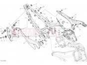 DUCATI STREETFIGHTER V4 S REAR FRAME COMP. [MOD:SFV4 S]