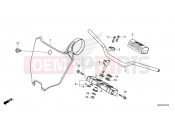 HONDA CRF450RN CRF450R 2022 F-7 HANDLE PIPE & TOP BRIDGE