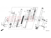 HONDA CRF450RXN CRF450RX 2022 F-11 FRONT FORK